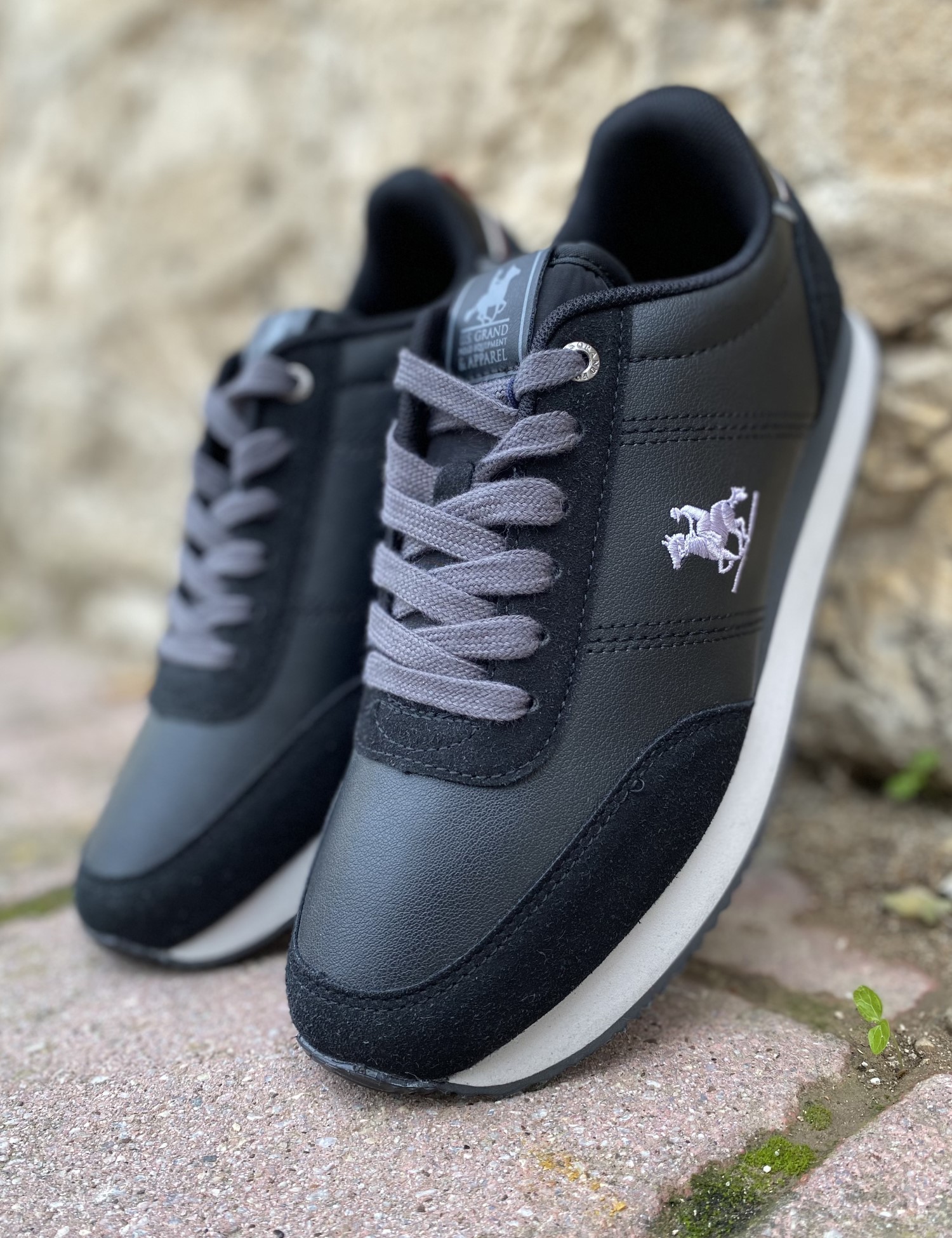 Us Grand Polo μαύρα ανδρικά casual sneakers GPM423001 φωτογραφία